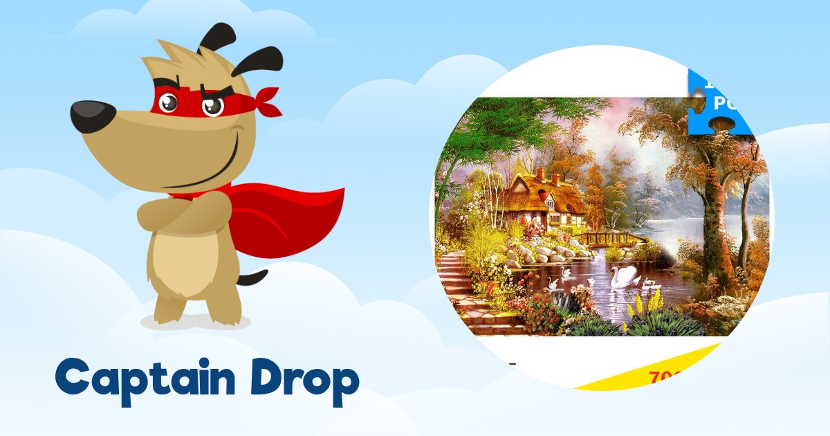 1000Piece 'Swan House' Jigsaw Puzzle KidsToyLover Shop Captain Drop